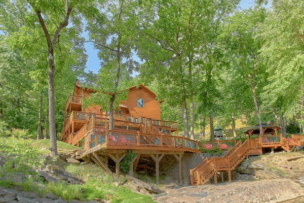 "River Adventure Lodge" Pigeon Forge Cabin With Swim Spa