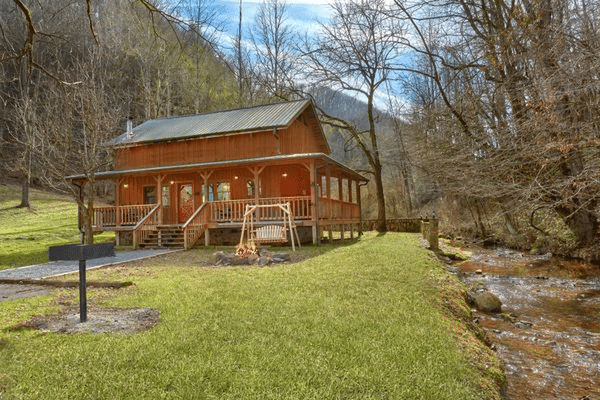 A Creekside Retreat Pigeon Forge Cabin On A Creek