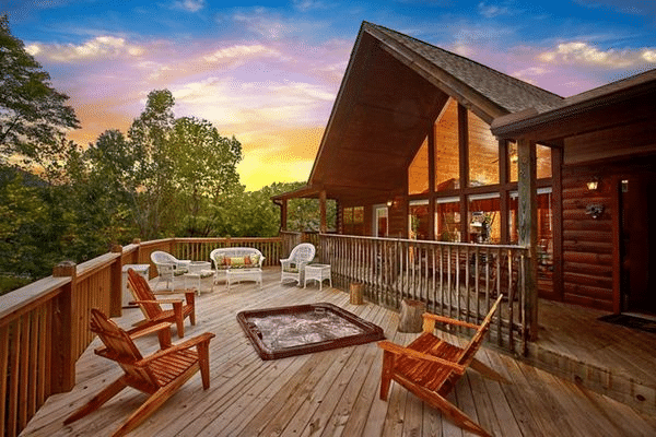 Resort Cabin Rental With Indoor Pool Access