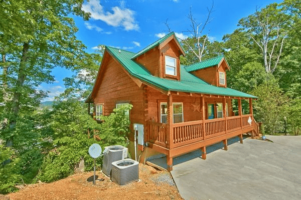 Catch A Star 3 Bedroom Pigeon Forge Cabin Rental With Fireplace